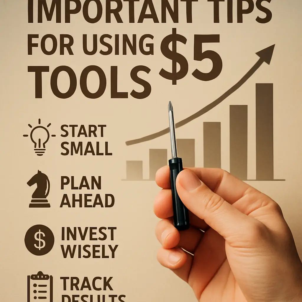 Important Tips for Using $5 Tools