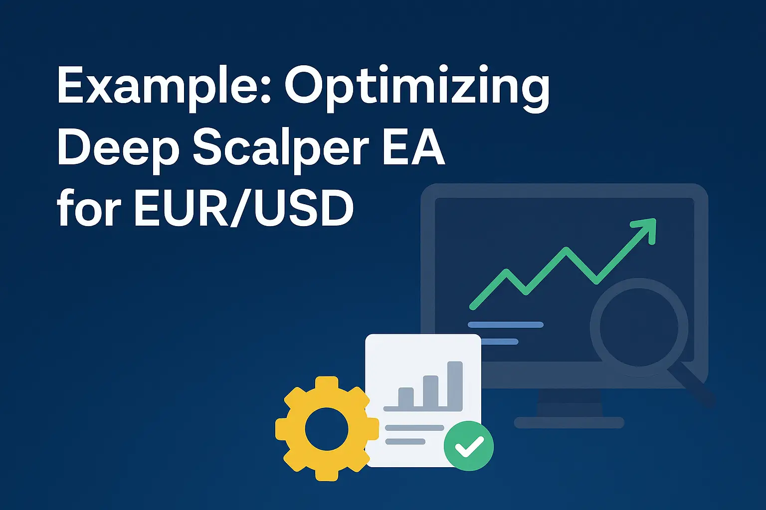Example: Optimizing Deep Scalper EA for EUR/USD
