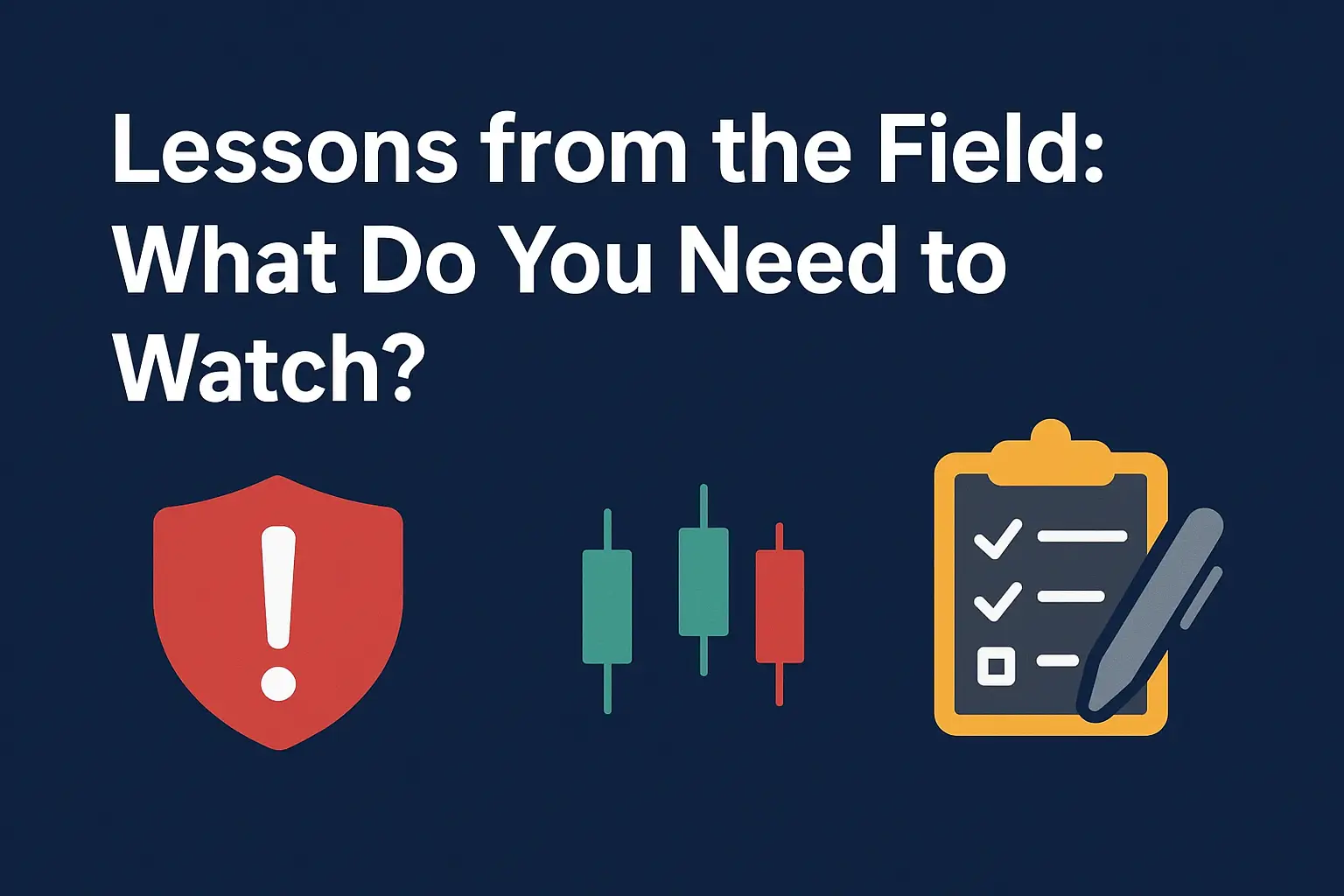 Lessons from the Field: What Do You Need to Watch?