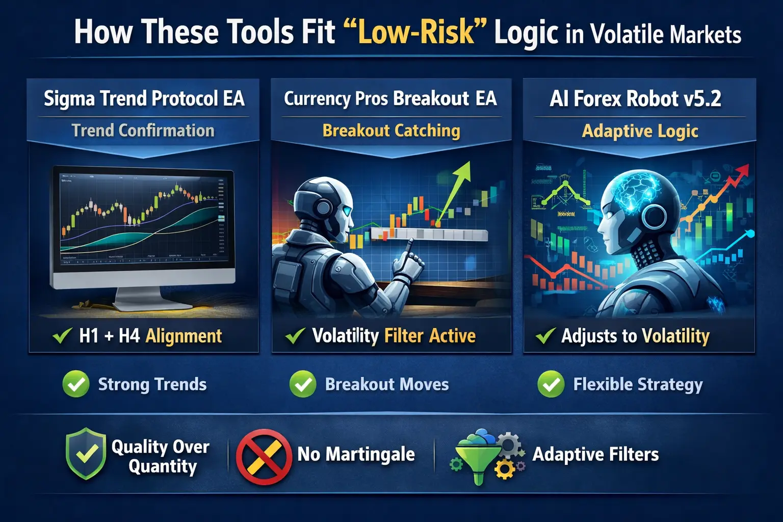 How These Tools Fit “Low-Risk” Logic in Volatile Markets